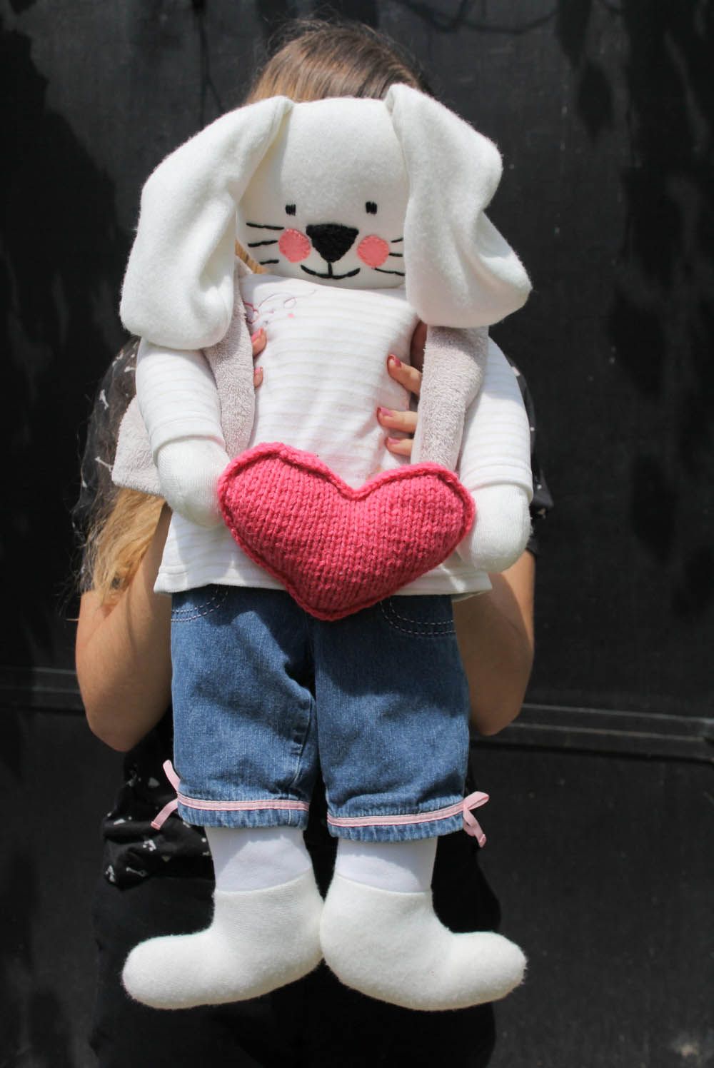 Soft toy made ​​of cotton Bunny photo 5