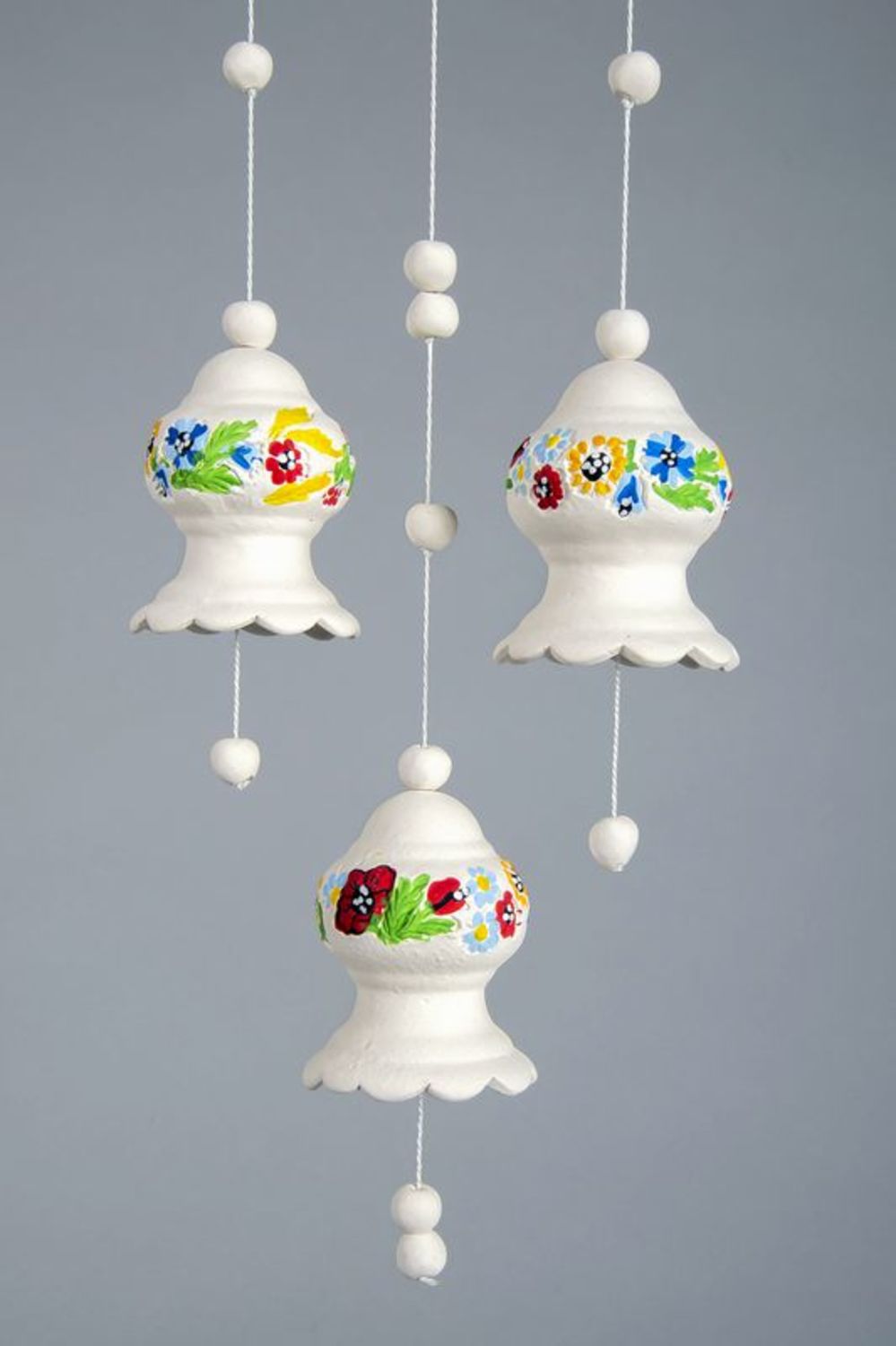 Hanging ceramic bells photo 4