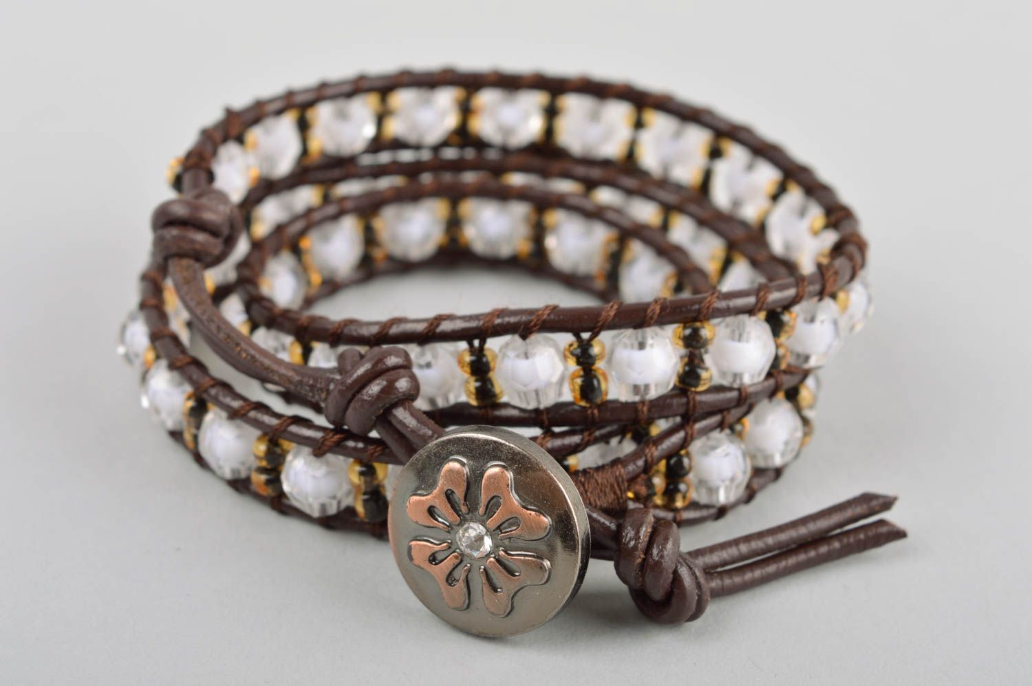 Handmade bracelet designer accessory for girls gift ideas beaded bracelet photo 3