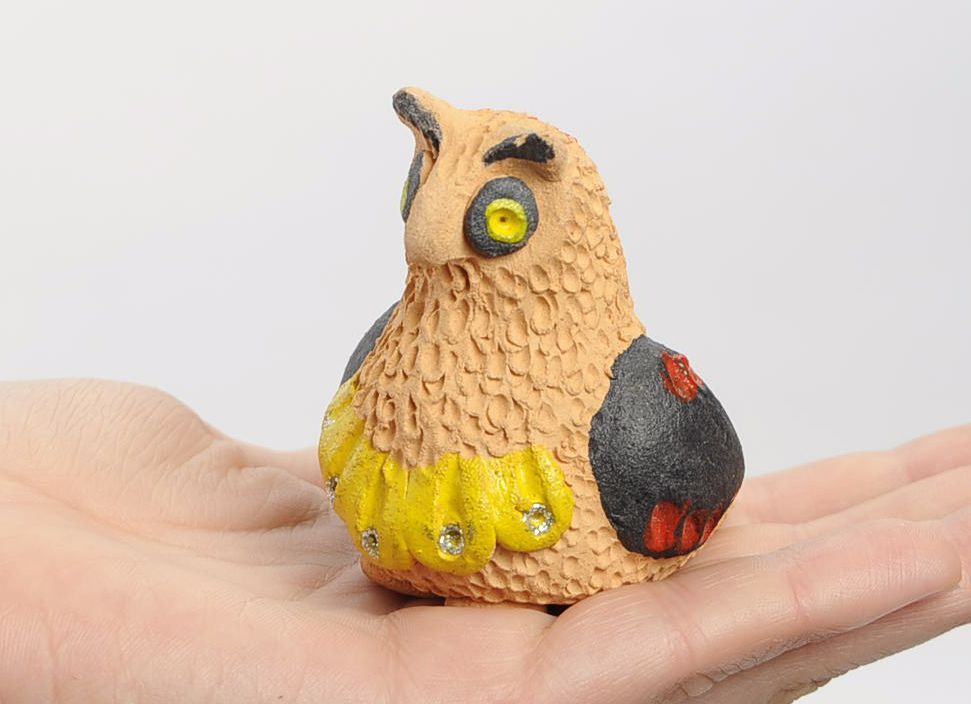 Handmade Keramik Vogel Musikinstrument Kinder Vogel aus Ton Geschenk für Kinder foto 2