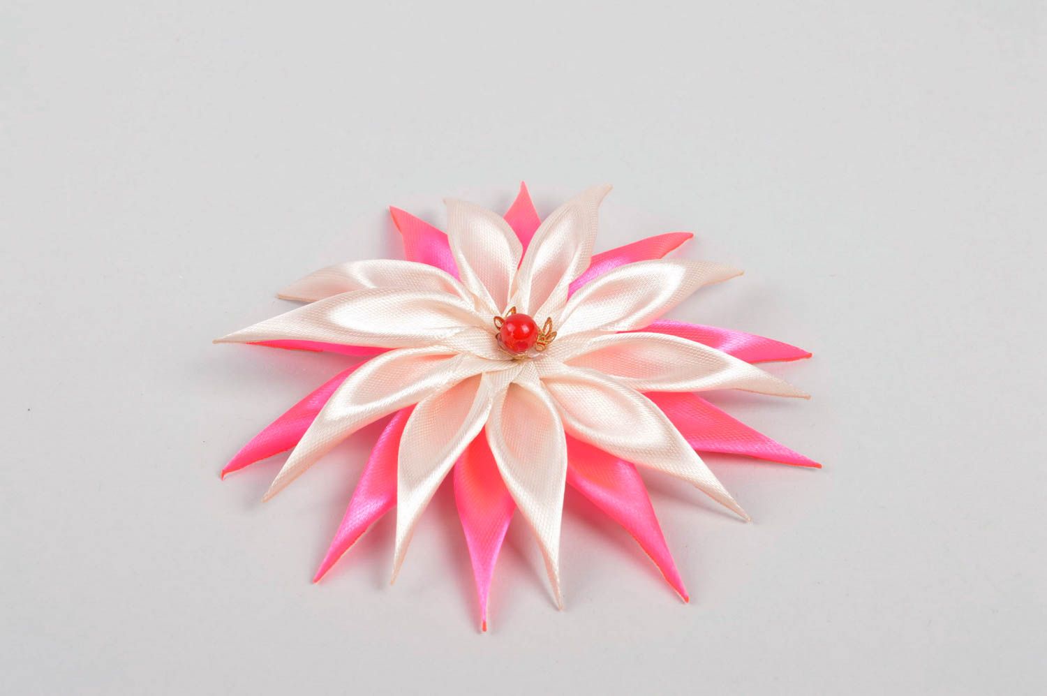 Handmade Haarspange Blume Schmuck für die Haare Kopfschmuck Blume farbenfroh foto 2