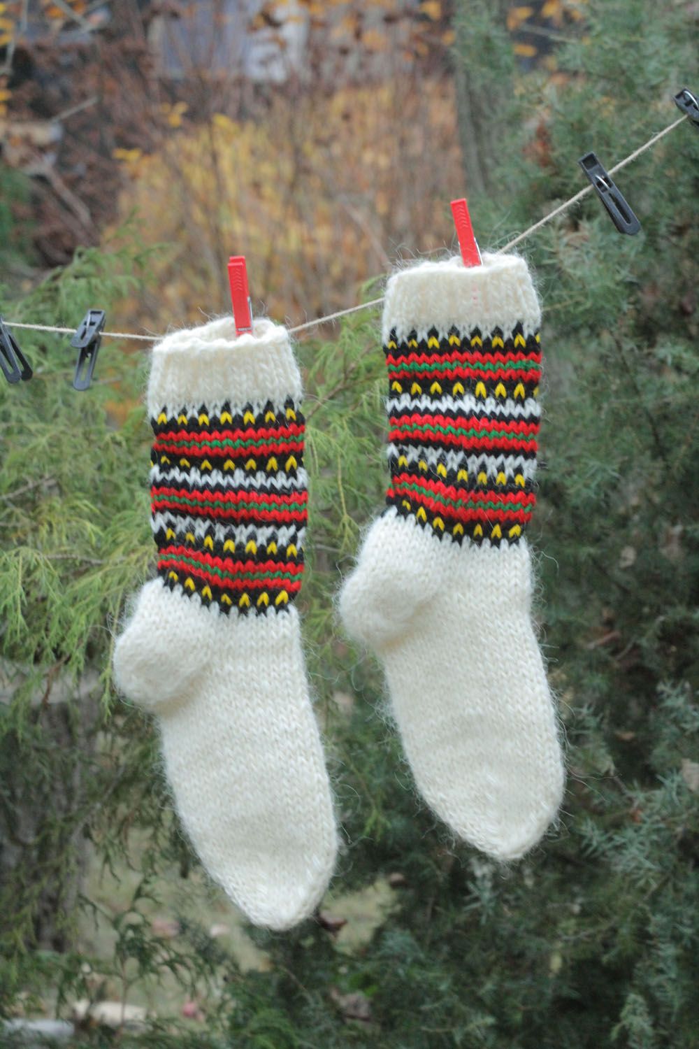 Warme Socken aus Wolle foto 1