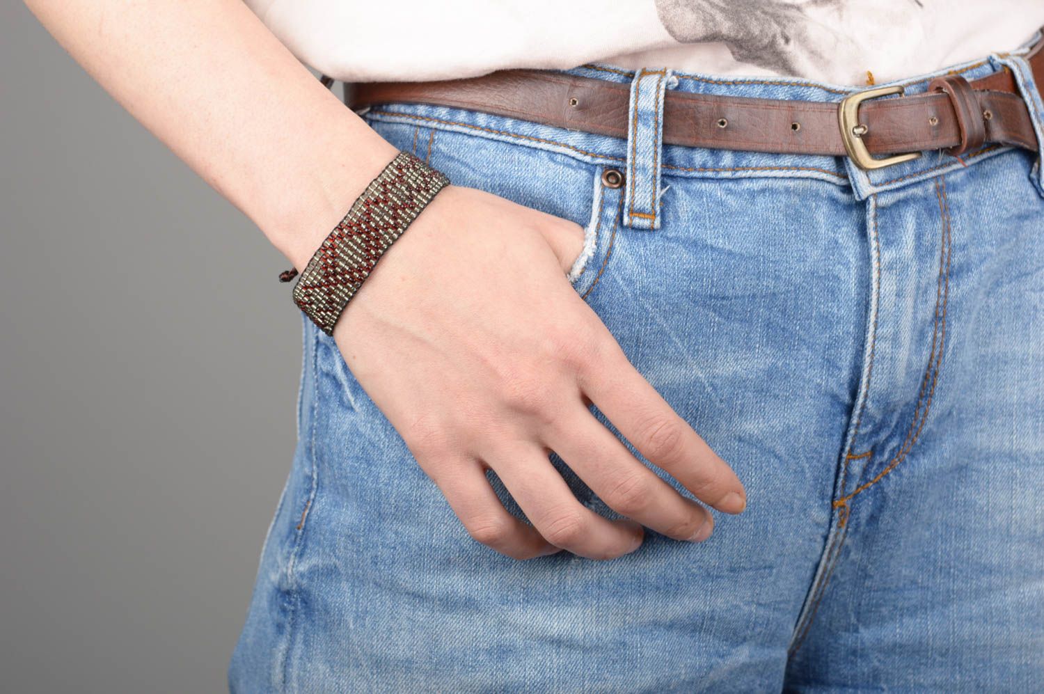 Armschmuck Damen Schönes Armband handmade Rocailles Armband Mode Schmuck schön foto 5