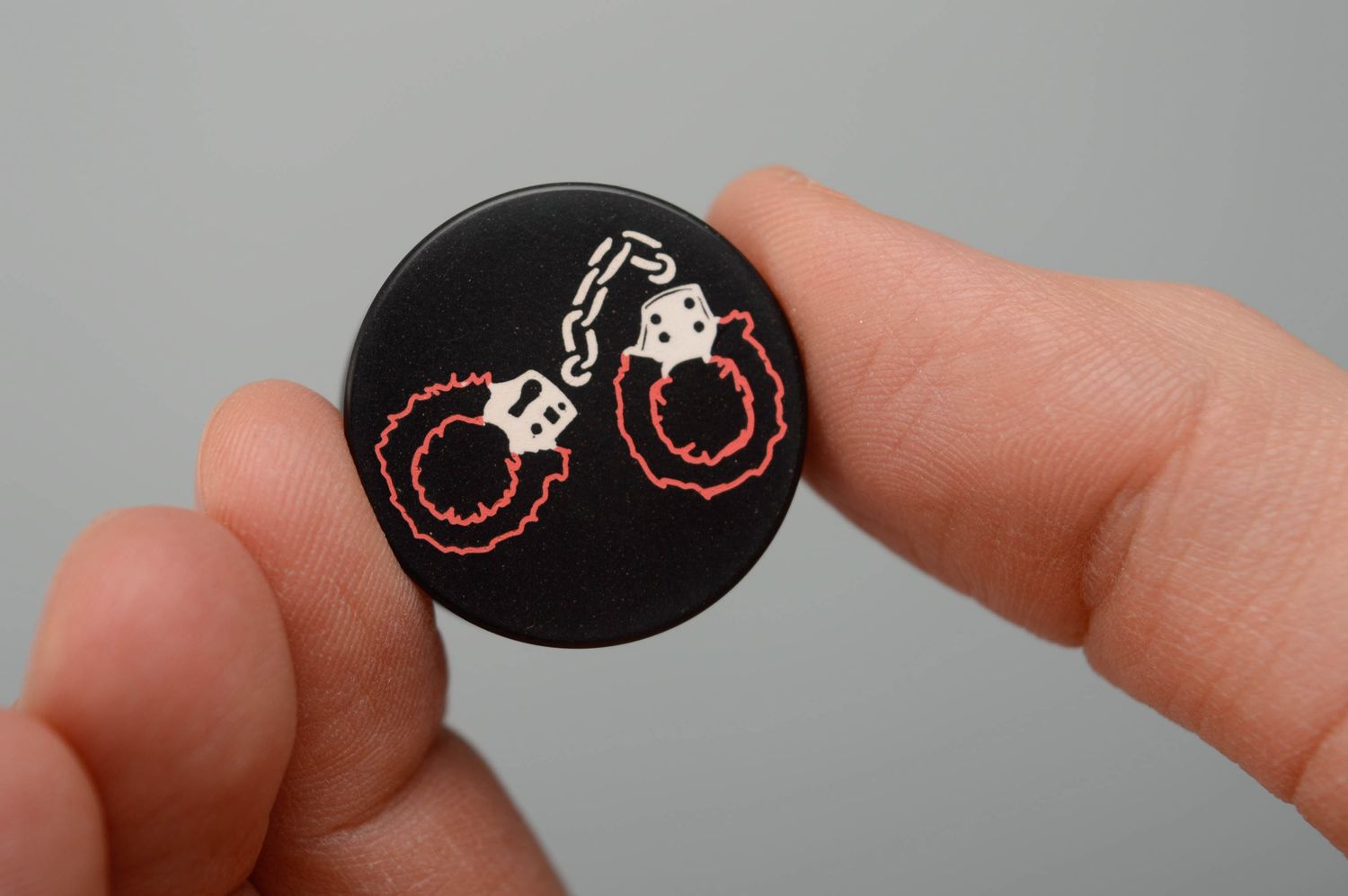 Hard rubber plug earrings with engraving photo 3