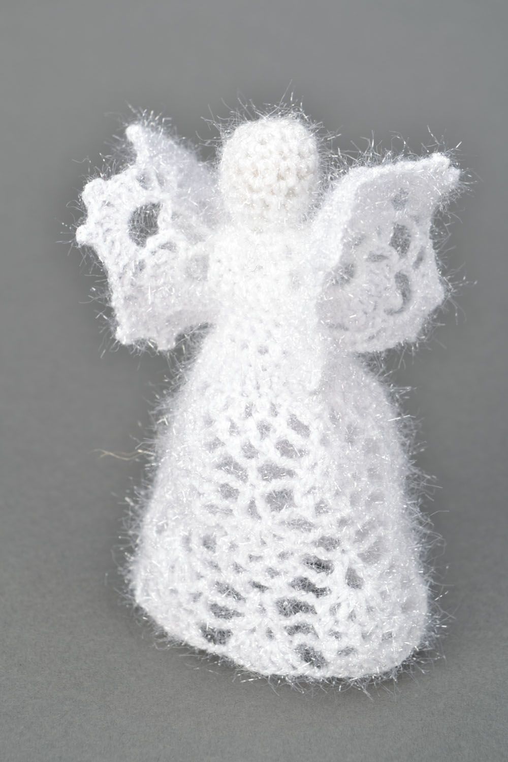 Figurine tricot Ange fait main photo 2