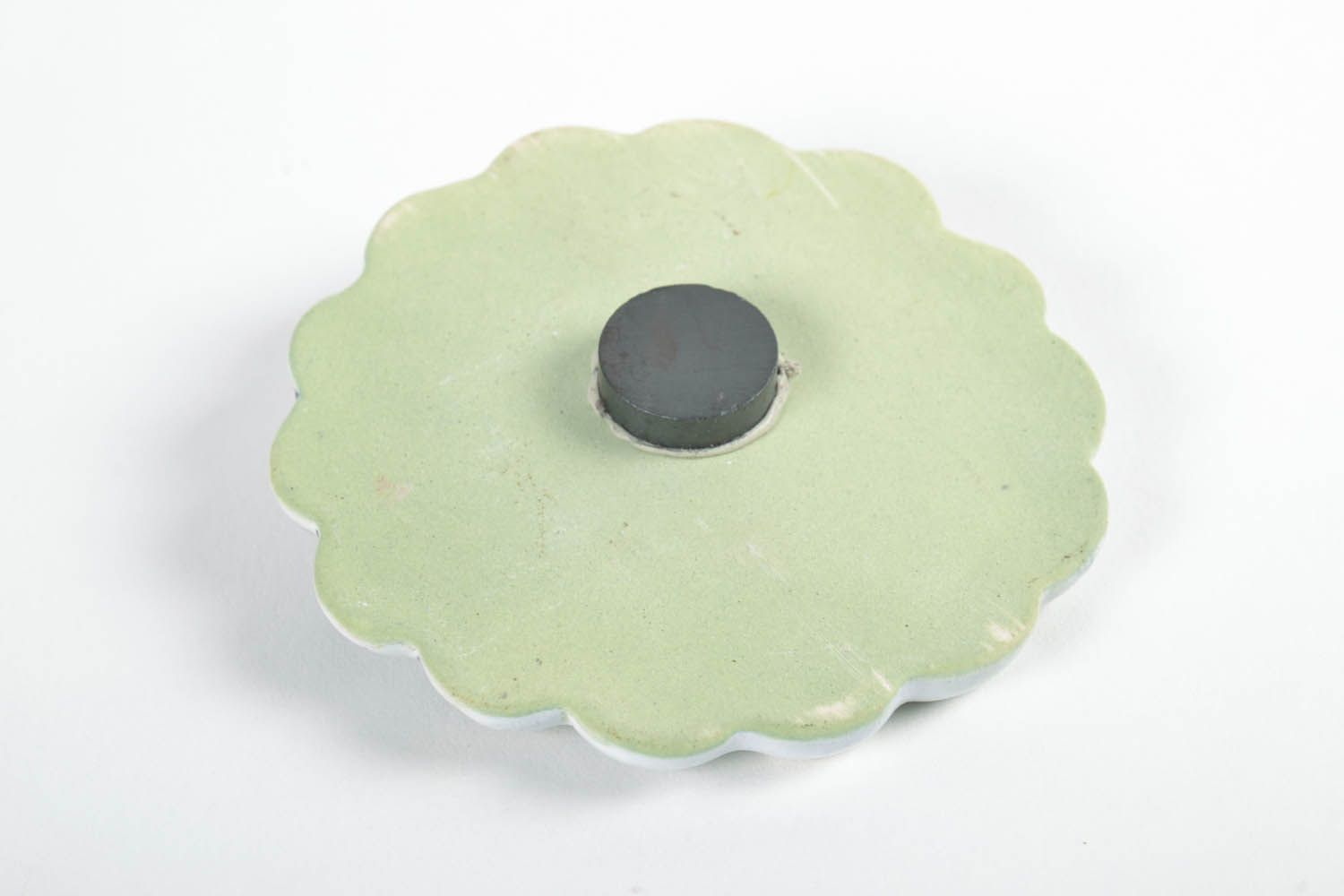 Kühlschrankmagnet aus Keramik Blume foto 5