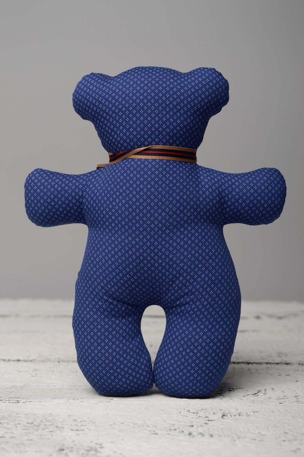 Osito de peluche azul foto 5