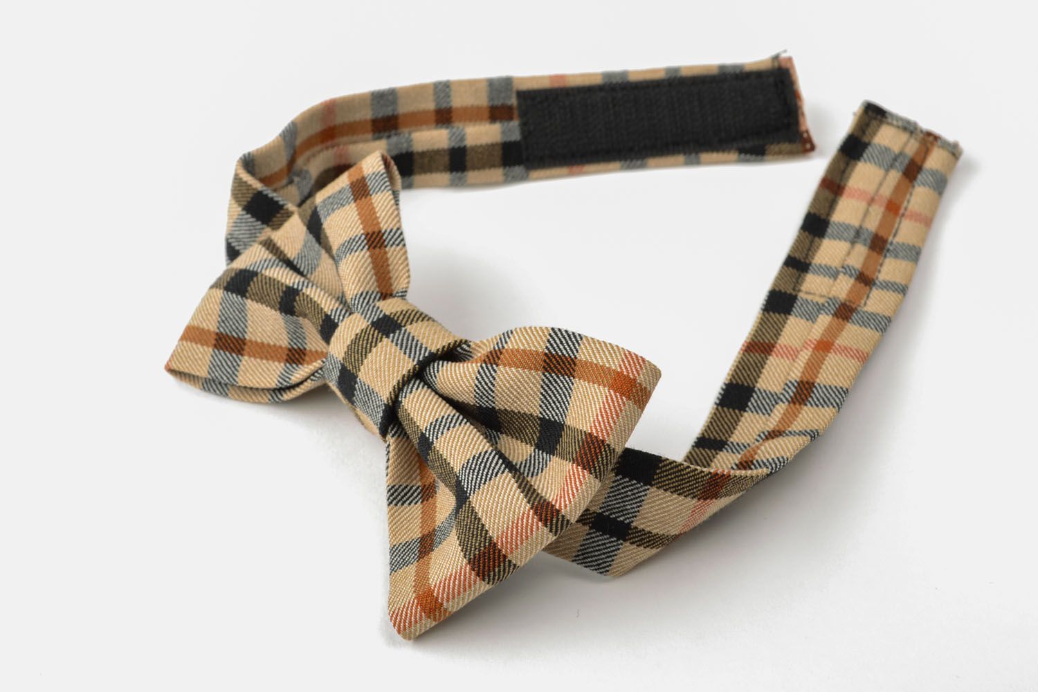 Homemade textile bow tie photo 3