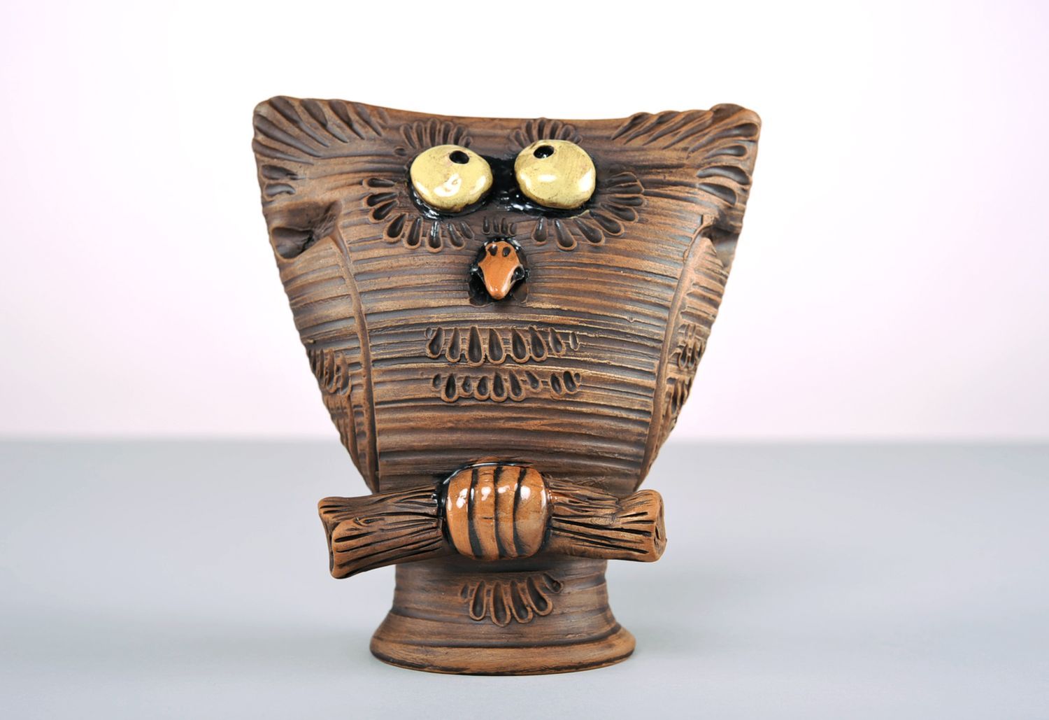 Ceramic statuette Owl photo 1