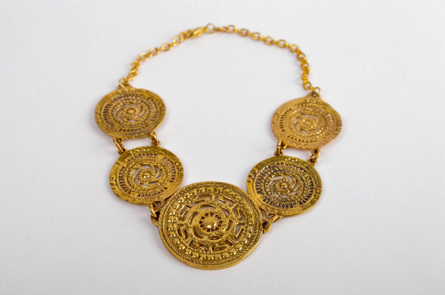 Pulsera hecha a mano con ornamento accesorio para mujer regalo original foto 4