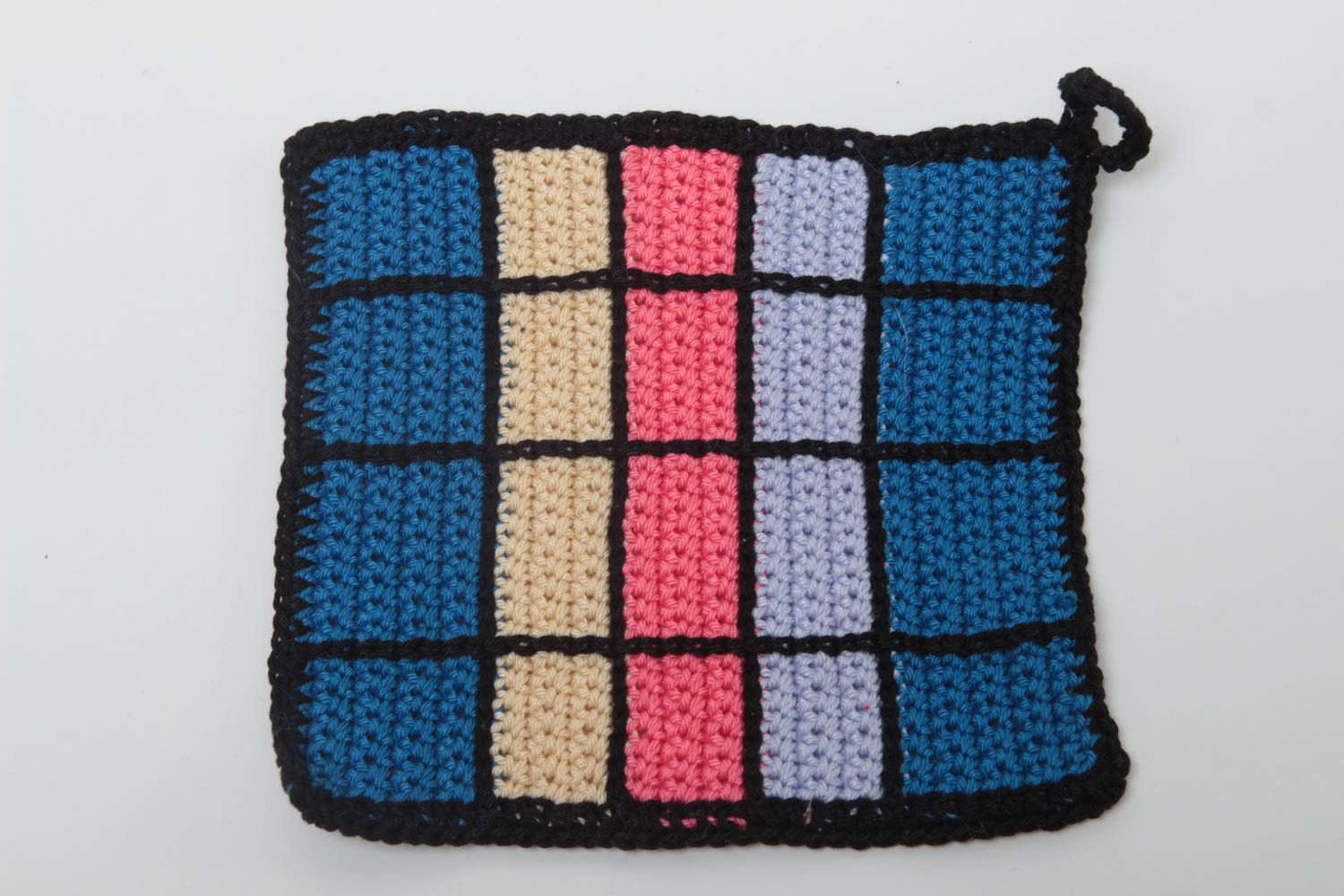 Unusual homemade pot holder handmade crochet potholder home goods gift ideas photo 2