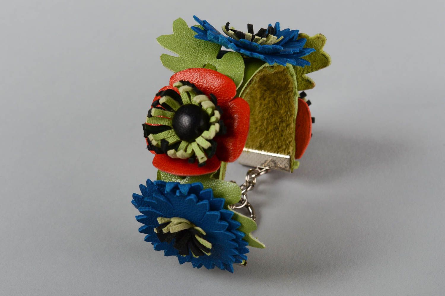 Handmade leather bracelet summer wrist bracelet jewelry designs gifts for her photo 2