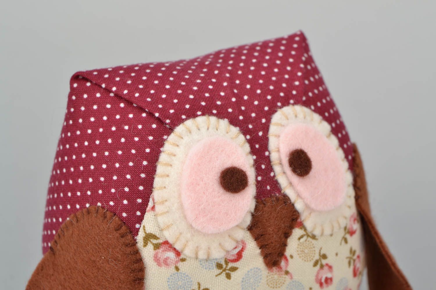 Handmade soft toy Owl photo 4