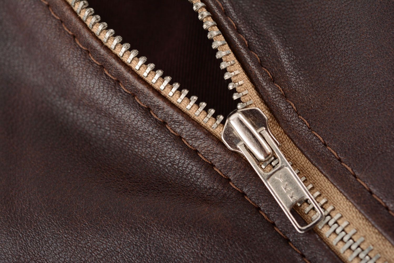 Unusual leather purse Geometry photo 4