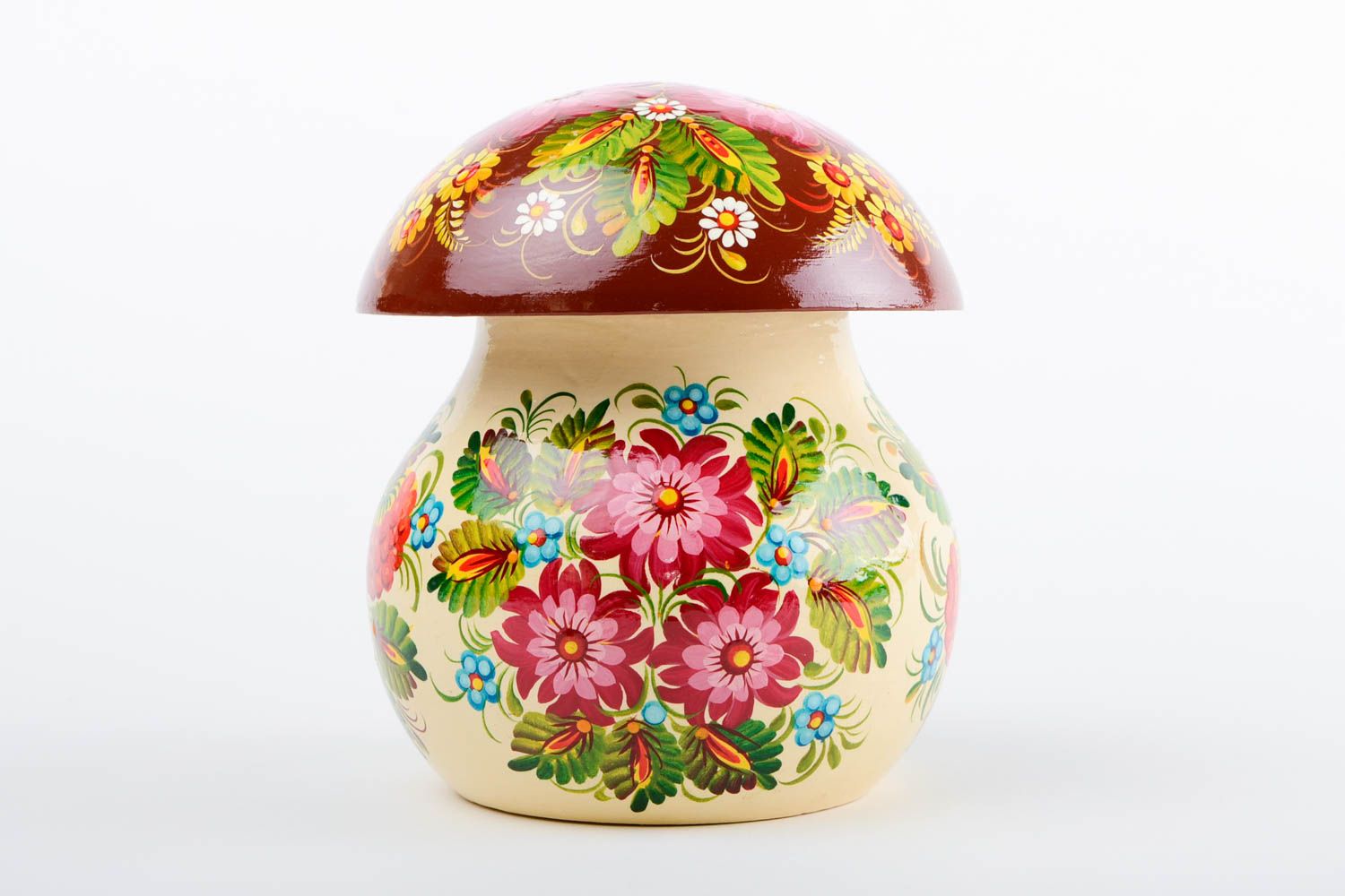 Boîte à bijoux fait main Coffret décoratif en forme de champignon Déco maison photo 5