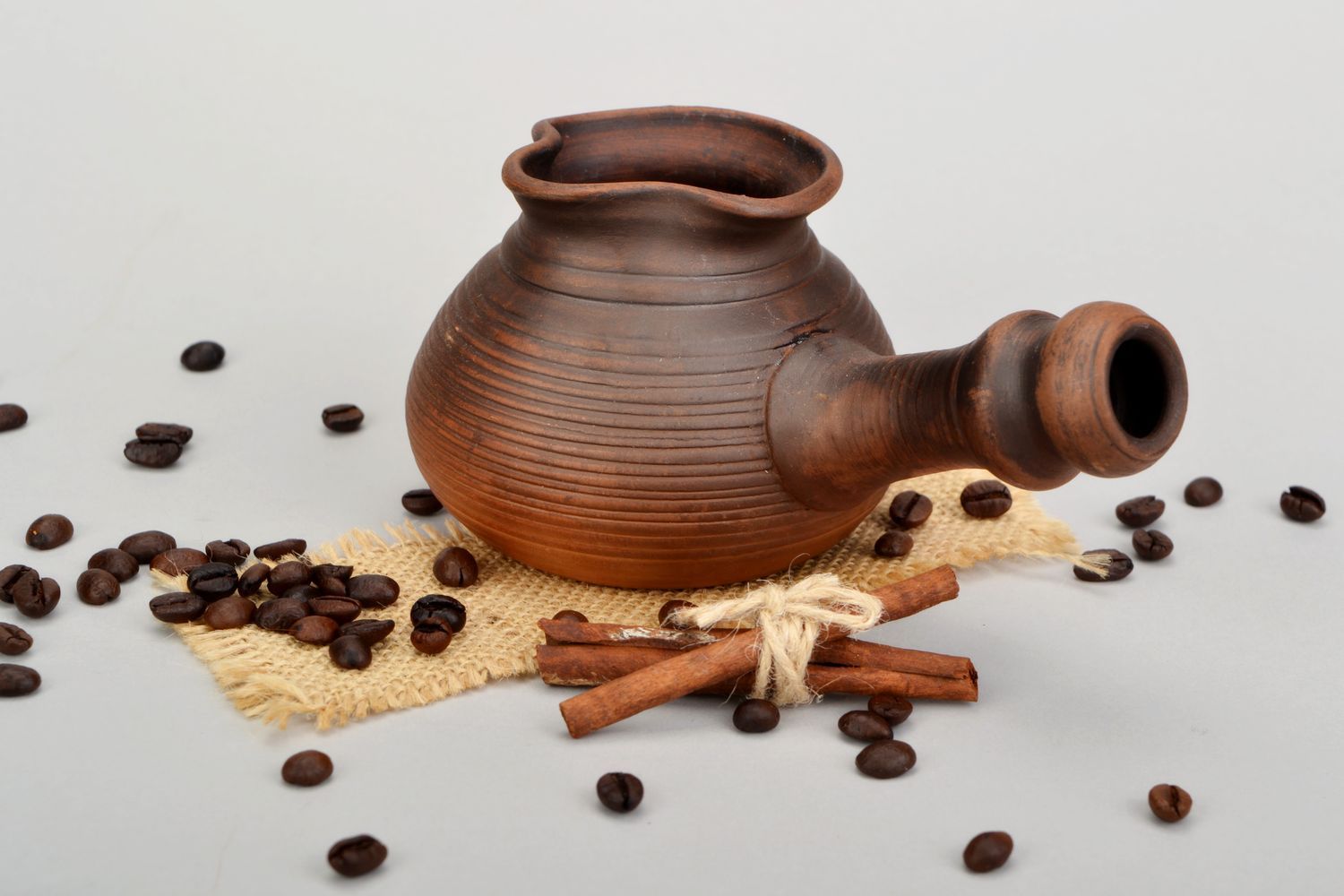 Ceramic Turkish coffee pot photo 1