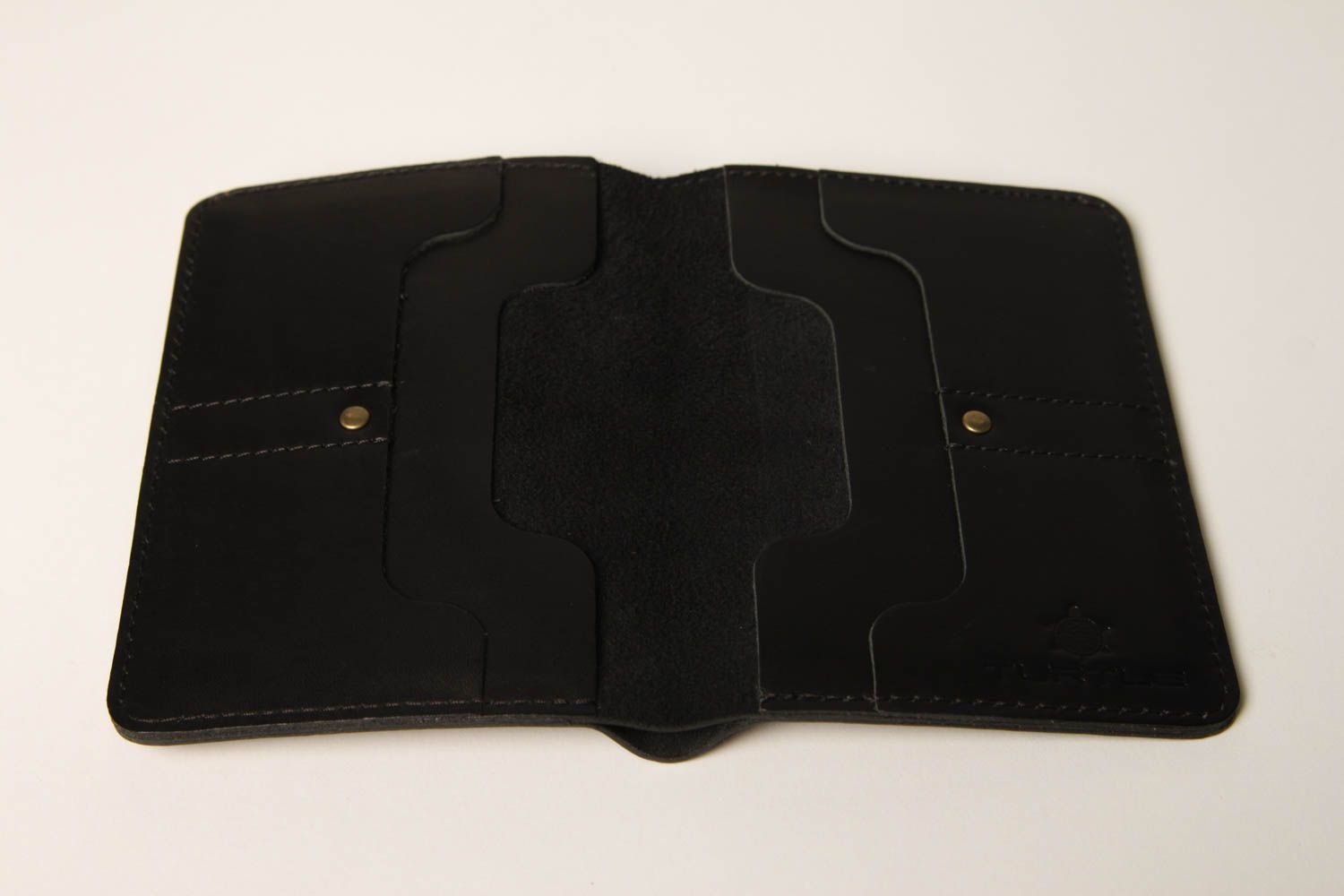 Stylish handmade leather wallet elegant wallet design accessories for men photo 4