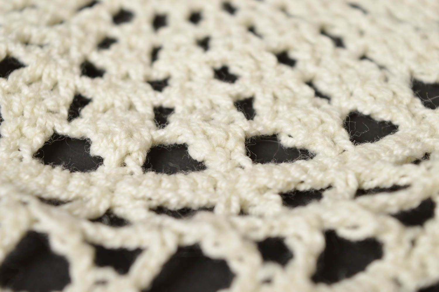 Servilleta tejida a crochet artesanal elemento decorativo diseño de casa foto 5