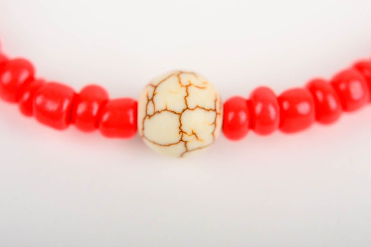 Bracelet perles rocaille Bijou fait main tendance Accessoire pour femme design photo 4