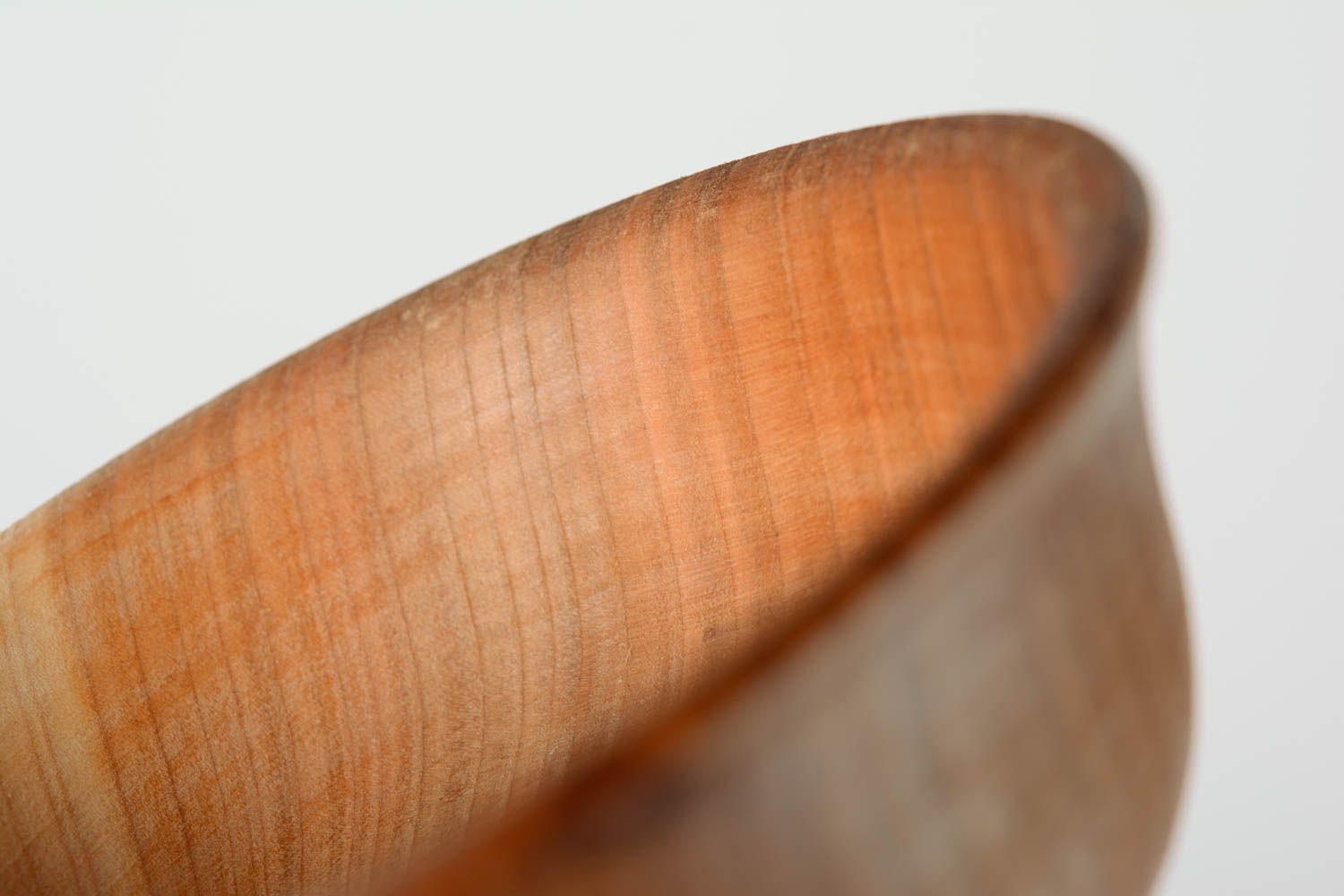 Petits bols creux en bois de merisier faits main ensemble de 5 pièces écolo photo 5