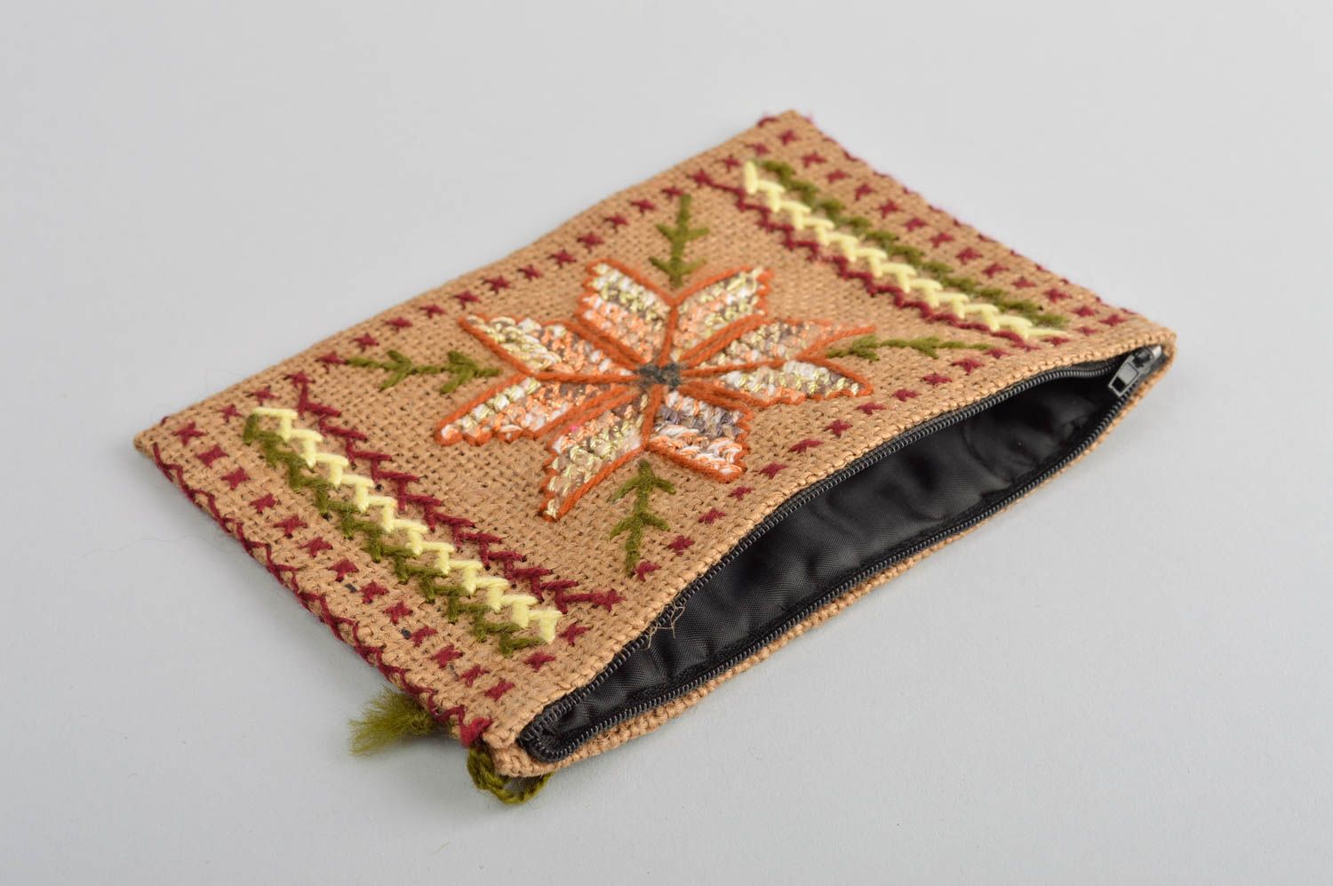 Handmade schöne braune Handy Tasche individuelle Handyhülle Cover für Handy foto 5