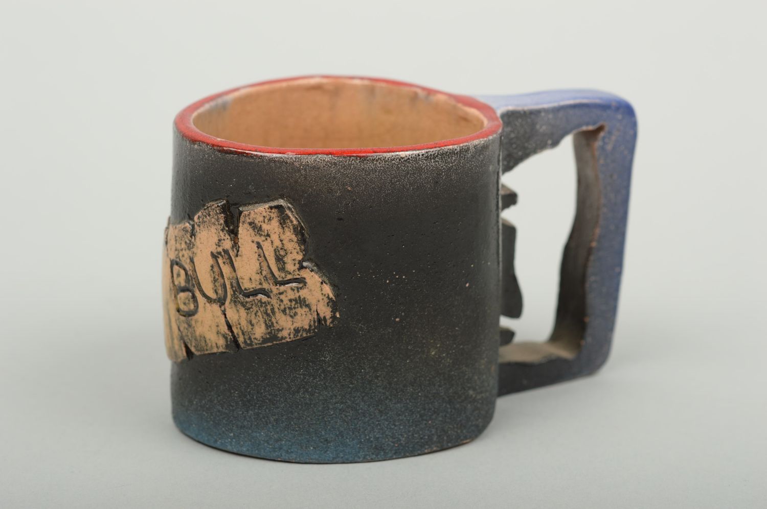 Tasse céramique fait main Mug original forme intéressant Vaisselle design photo 2