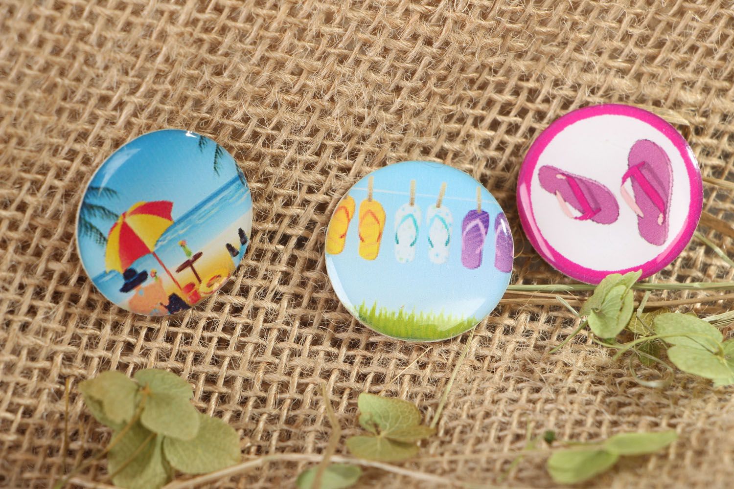 Chapas para el scrapbooking coon estampado original foto 4