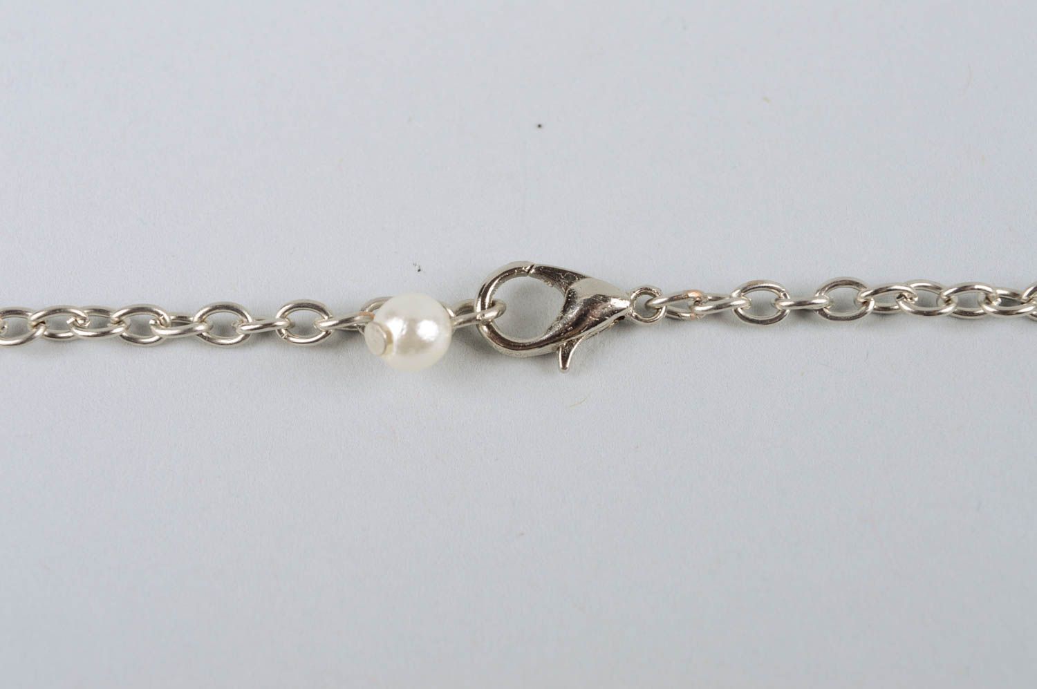 Collar y pulsera de moda con perlas bisutería artesanal regalo original  foto 5