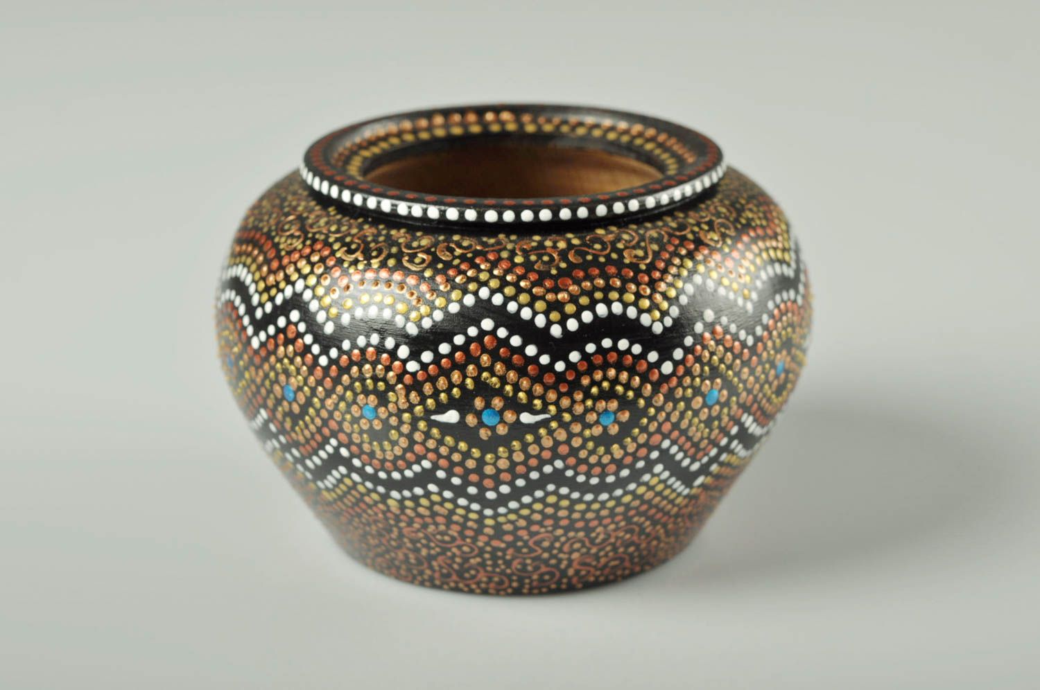 Pote de barro paa cocina cerámica artesanal original elemento decorativo foto 1