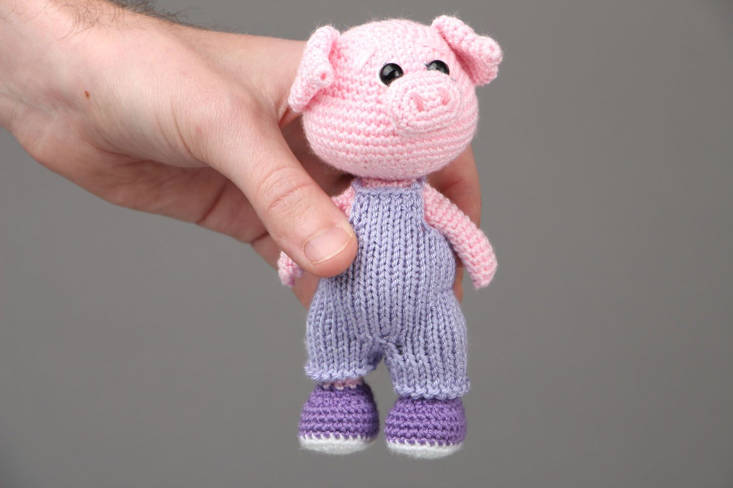 Crochet toy Pig photo 4