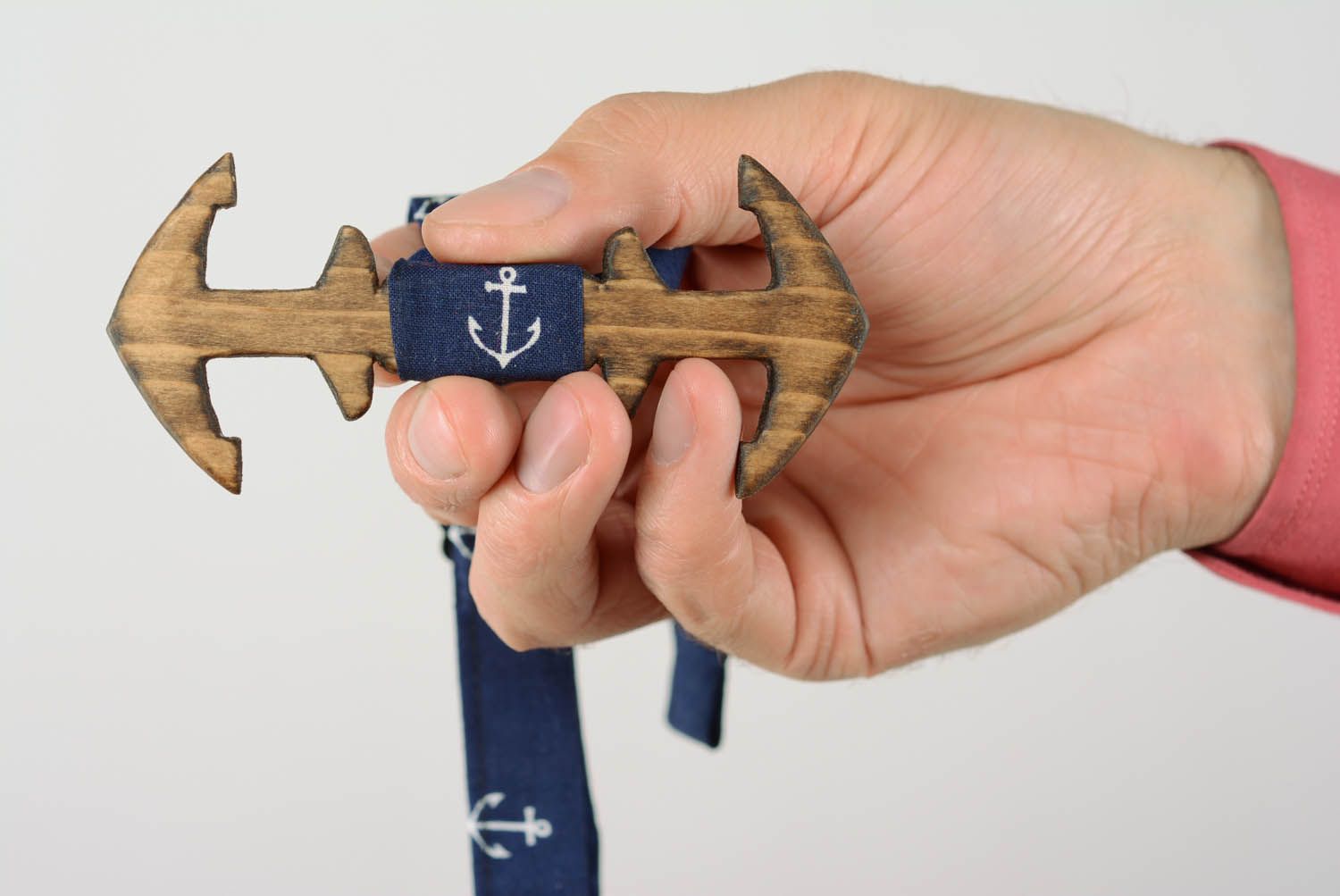Bow tie in the shape of an anchor  photo 5