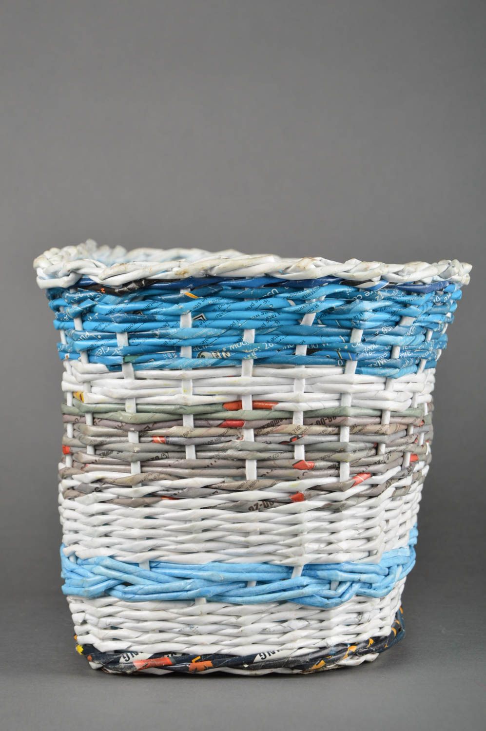 Handmade basket wicker basket decorative woven basket decorative use only photo 5