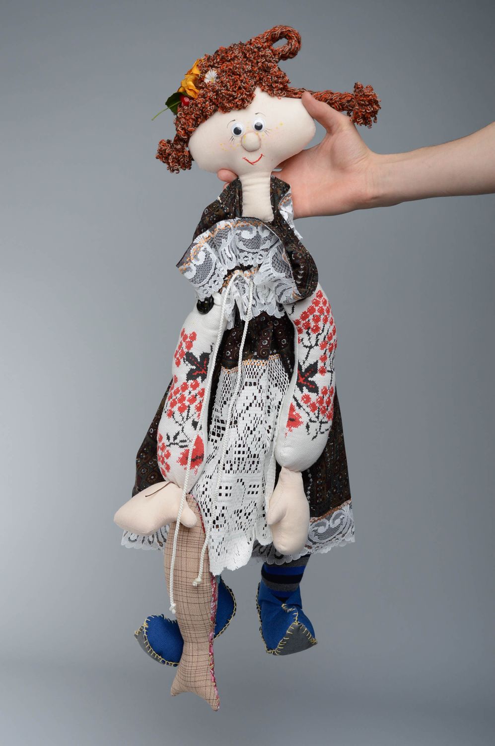 Fabric doll for kitchen photo 5