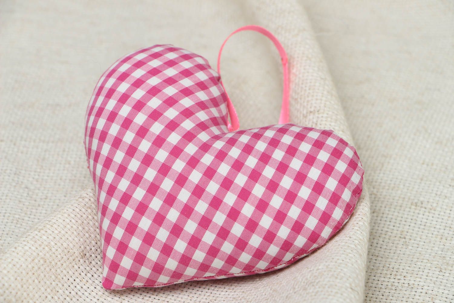 Textile interior pendant Heart with Love photo 3