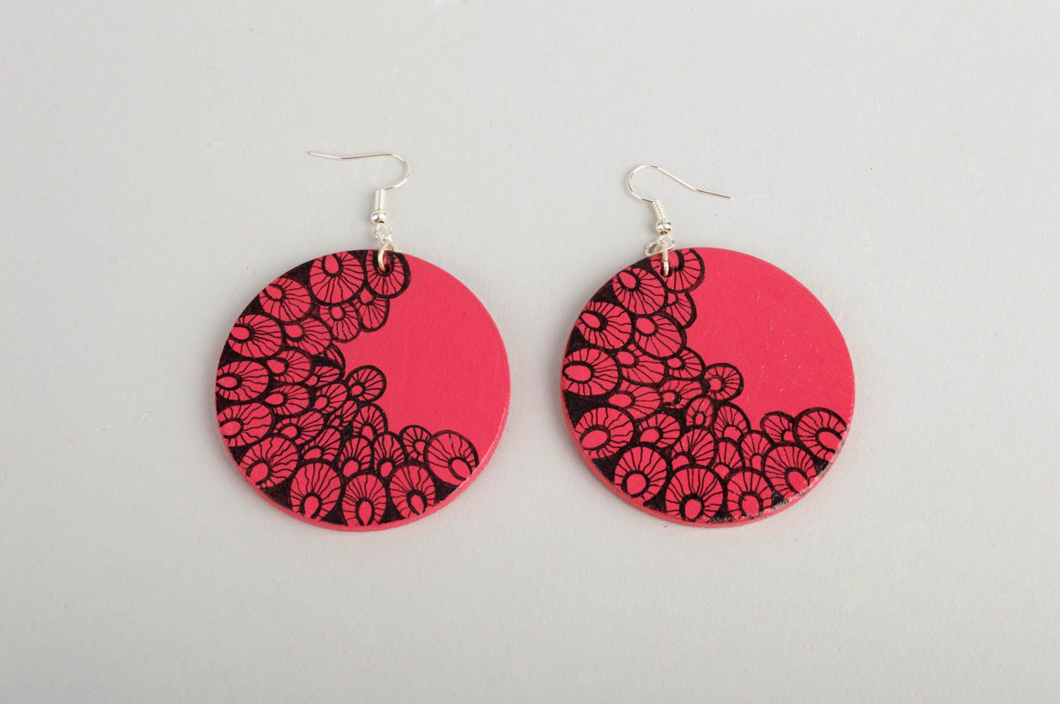 Ladies earrings handmade earrings wooden jewelry fashion accessories gift ideas photo 2