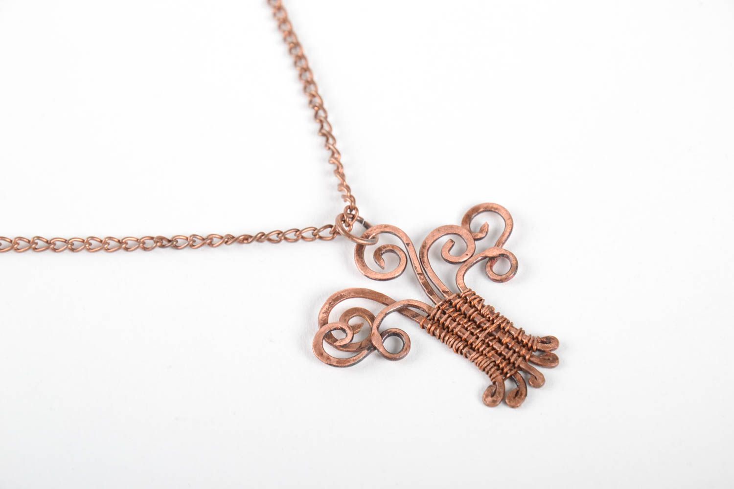 Handmade copper pendant copper accessories fashion jewelry metal pendant photo 3