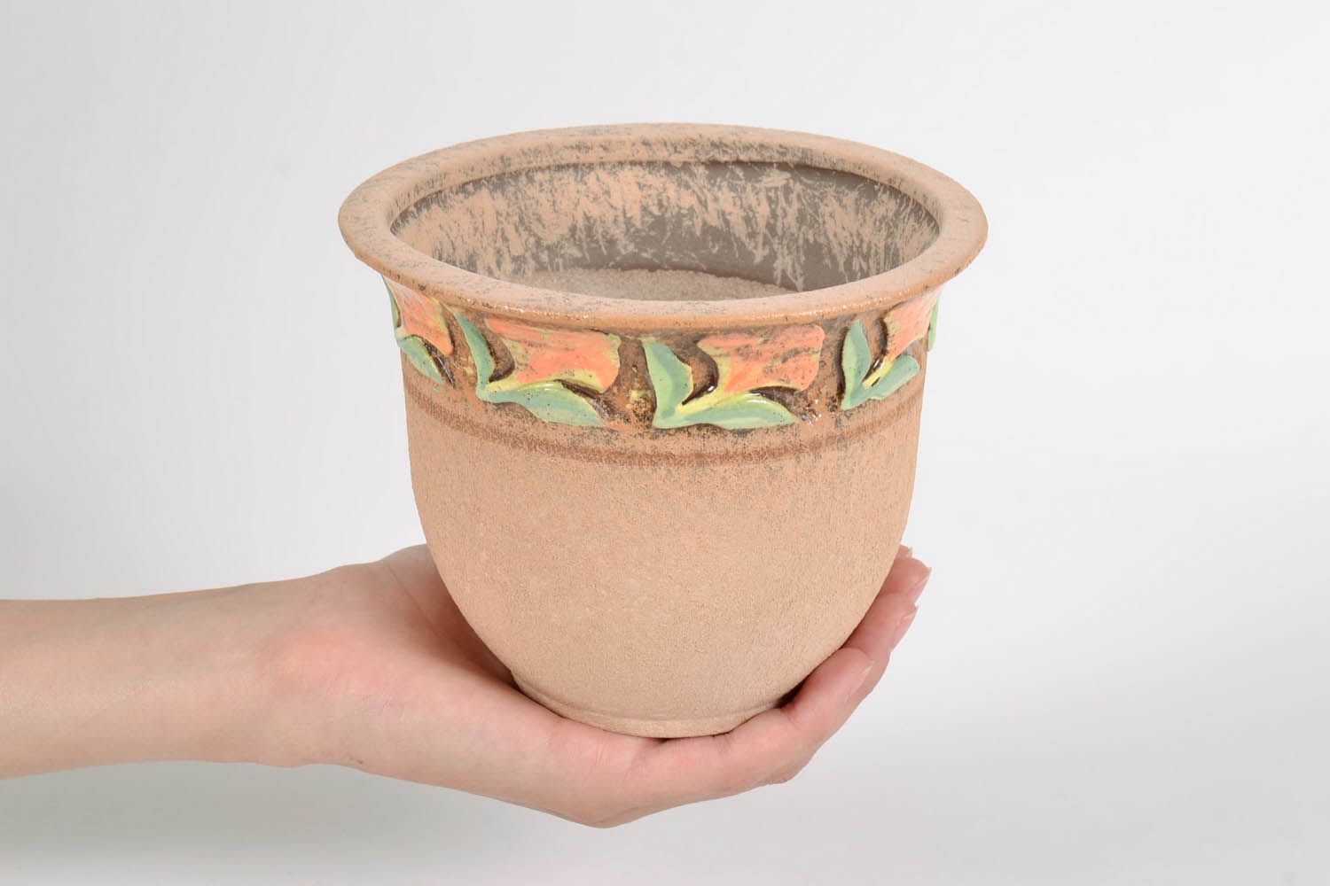 Maceta cerámica para flores  foto 5