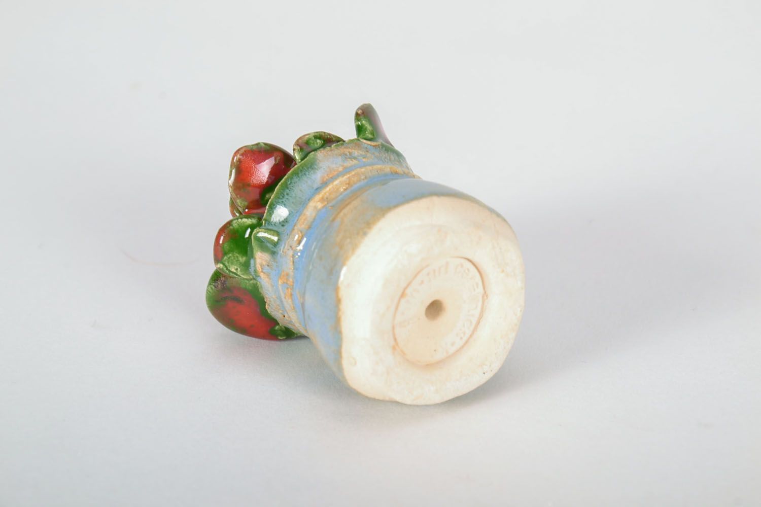 Kleine Figurine aus Keramik Blumentopf  foto 4
