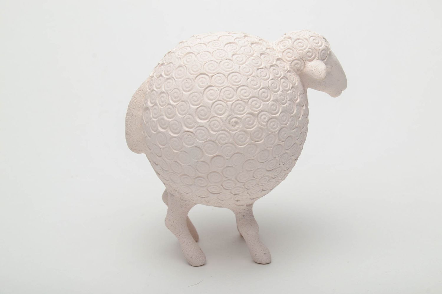 Figurine mouton en masse céramique faite main photo 4