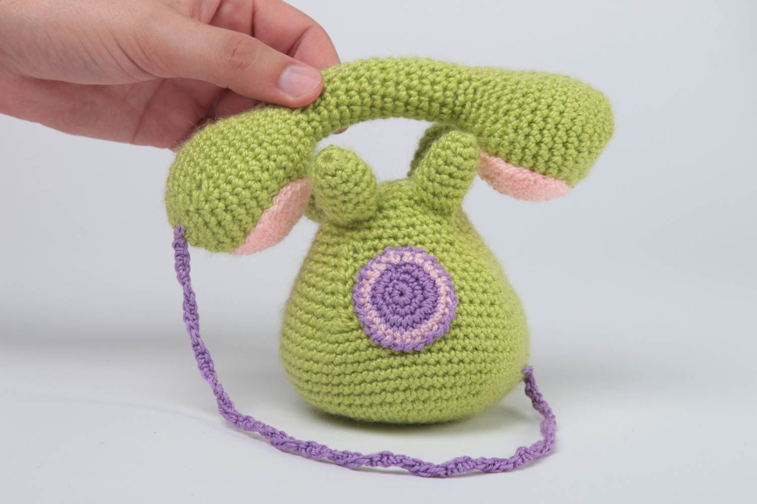 Handmade crocheted toy for children nursery decor stuffed toy for babies photo 5