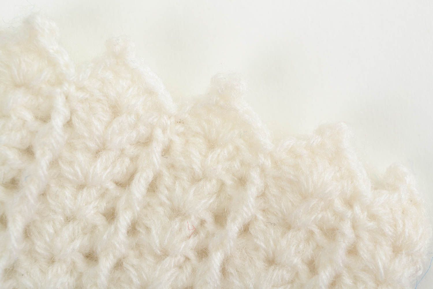 Crocheted handmade mittens unique winter accessory unusual present for girl photo 3