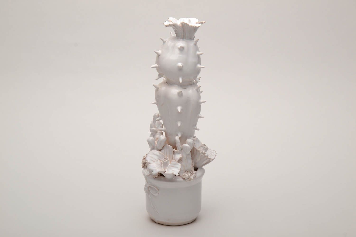 Ceramic statuette of cactus photo 3