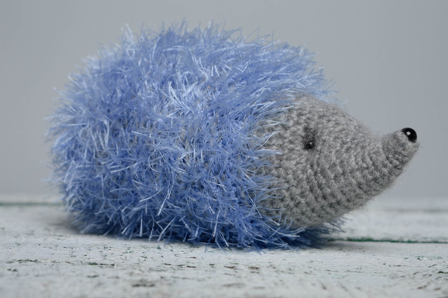 Soft crochet toy hedgehog photo 3