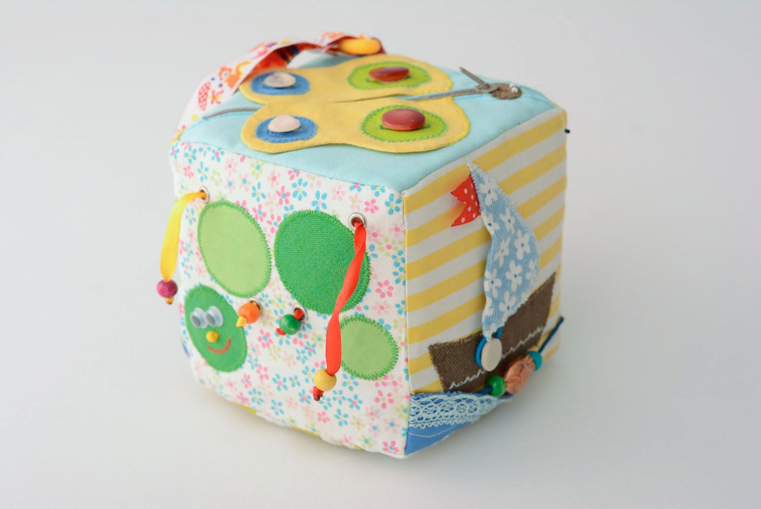 Soft cube baby toy photo 4