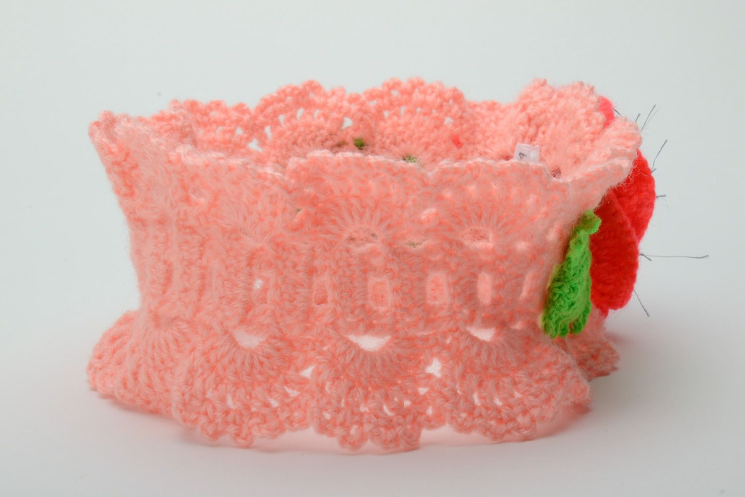 Handmade crochet children's headband photo 4