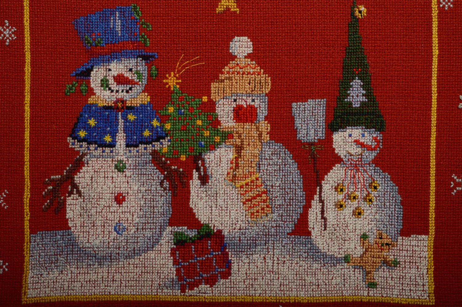 Embroidered picture Christmas photo 3