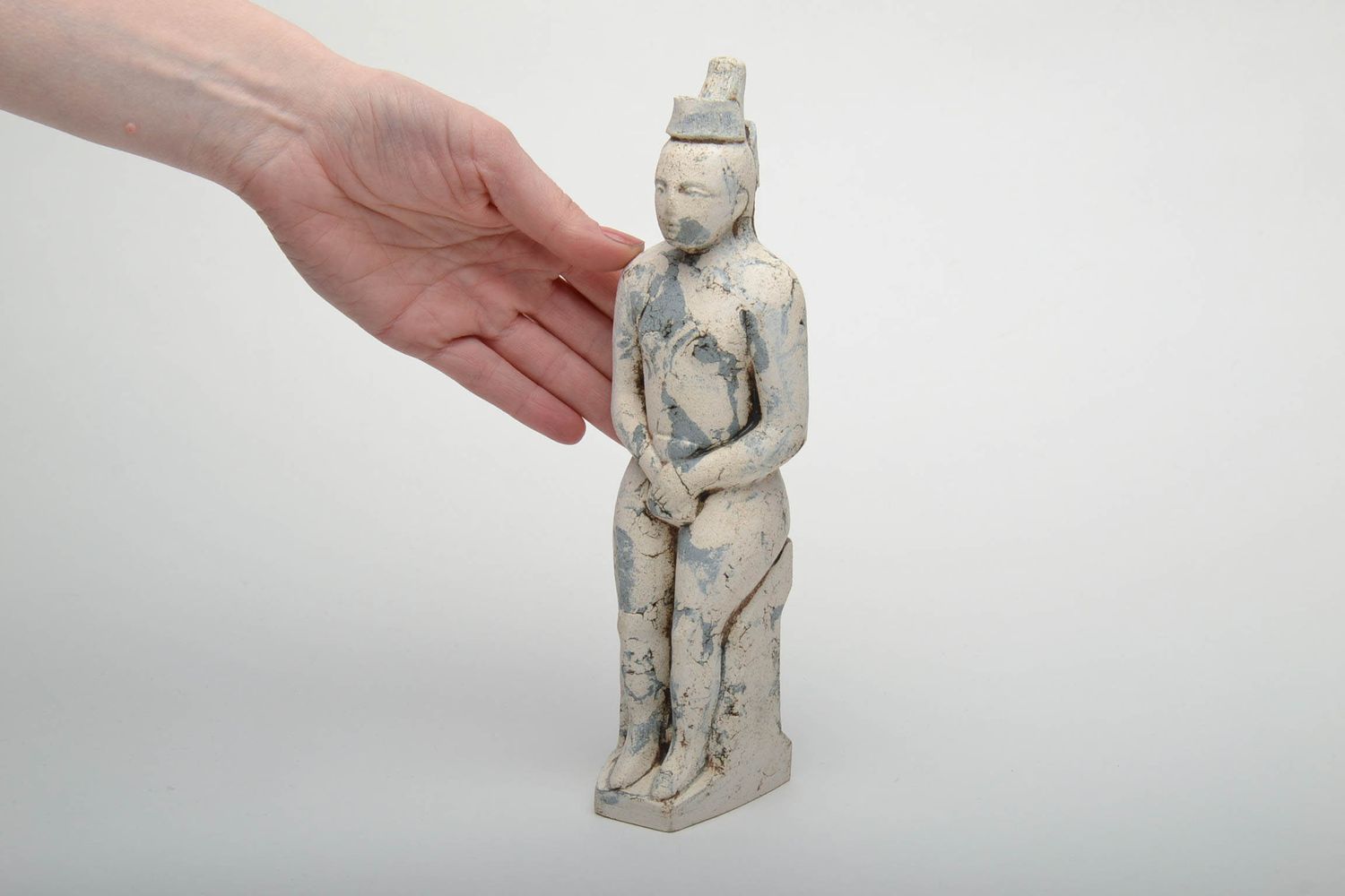 Figurine céramique sifflet Divinité antique  photo 5
