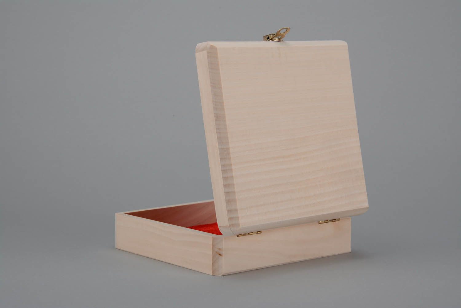 Handmade Roh-Holzschatulle für Schaffen foto 3