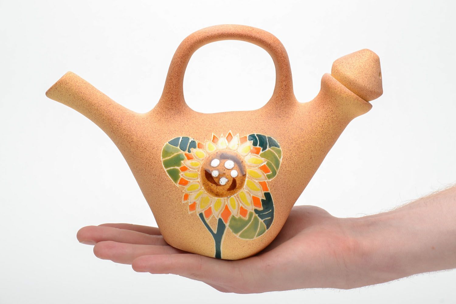 Ceramic teapot with lid photo 5