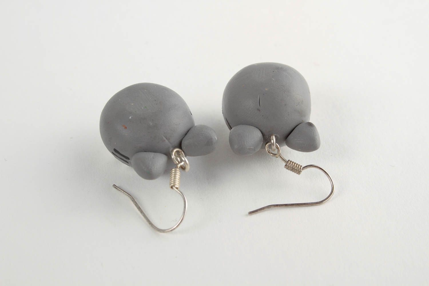 Beautiful handmade plastic earrings polymer clay ideas costume jewelry photo 5